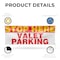 Signmission Stop Here Valet Parking, 36 Inch x 96 Inch, Vinyl Banner B-96-30867 - alternate 3