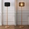 Jonathan Y Maryna 59.5 in. Minimalist Modern Teahouse Wood w/Ribbed Cocoon Pumpkin Shade LED Floor Lamp, Black/L JYL4200C - alternate 5