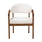 Baxton Studio Biana Boucle Dining Chair - Modern Upholstered Accent Armchair, Cream, Minimalist Design 259-14203-ZORO - alternate 5