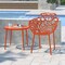 Leisuremod Modern Devon Aluminum Armchair, Orange DCA23OR - alternate 4