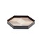 Homeroots Set of Three Natural and Black Hexagon Iron Serving Tray 516329 - alternate 3