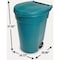 United Solutions 50 Gal. Green Plastic Wheeled Outdoor Trash Can with Lid MTTB0135 - alternate 5