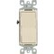 Leviton AC Quiet Switch Decora 15 amps Single Pole Rocker Ivory Ivory 05601-2IS - alternate 2