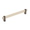 Amerock Mulino 7-9/16 in 192 mm Center-to-Center Silver Champagne/Black Nickel Cabinet Pull BP36725SCBN - alternate 1