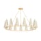 Corbett Lighting Tirana 54.75 in. Chandelier Vintage Gold Leaf 480-54-VGL - alternate 1
