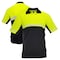 Dome75 Safety Shirt, Enhaced Visibility, Polyester, HiVis Yellow/Black Bottom, XL OSP4742 - alternate 1