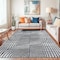 World Rug Gallery Contemporary Arch Knot Design Area Rug 5 ft x 7 ft Gray WR33GRAY5X7 - alternate 7