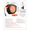 Vevor Retractable Air Hose Reel 80 FT x 3/8 Inch Hybrid Air Hose Max 300PSI NWA-I25 - alternate 4