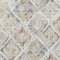 Homeroots 5' X 8' Ivory And Cream Geometric Washable Indoor Outdoor Area Rug 609137 - alternate 7