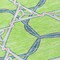 Homeroots 9' X 12' Lime Green And Blue Geometric Washable Indoor Outdoor Area Rug 613510 - alternate 2