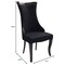 Leisuremod Novara Collection Modern Wooden Dining Chair in Black Velvet, 4PK NC20BLF4 - alternate 7