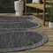 Jonathan Y Jasper Modern Rustic Abstract Dark Gray/Gray 6 ft. x 9 ft. Indoor/Outdoor Shaped Area Rug SHP101A-6 - alternate 4