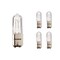 Bulbrite Pack of 5 Halogen T4 Double-Contact Bayonet Base BA15D Light Bulb, 50 Watt, Clear, 5PK 860809 - alternate 1