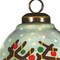 Homeroots Festive Glitter Reindeer with Lights Hand Painted Mouth Blown Glass Ornament 477465 - alternate 4