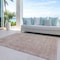 Homeroots 5' X 8' Copper And Beige Abstract Washable Indoor Outdoor Area Rug 616005 - alternate 5