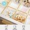 Martha Stewart Kerry 12 Pack Plastic Stackable Office Desk Drawer Organizers with Gold Trim, 3 x 3 BE-PB9052-G-12-CLRGLD-MS - alternate 6