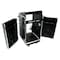Deejay Led Fly Drive Case 11u Space Slant Mixer Rack / 16u Space Vertical Rack System W/Caster Board & Two Sid TBH11M16UCT2 - alternate 5