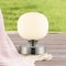 Jonathan Y Owen 6.13" Modern Minimalist Iron Rechargeable Integrated Portable LED Table Lamp, Nickel/White JYL7112B - alternate 8