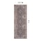 World Rug Gallery Charcoal Flatweave Rug - Traditional Pattern, Washable and Easy to Maintain 2 ft 6 in x 6 ft Runner WR172CHARCOAL26X6 - alternate 6