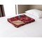 Homeroots 50" X 70" Red Floral Cotton Quilted Kantha Throw Blanket with Embroidery 544510 - alternate 2