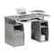 Homeroots 47" Gray Wood Computer Desk With Two Drawers 723756 - alternate 4