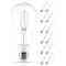 Luxrite Vintage ST19 LED Light Bulb 75 Watt Equivalent, 5CCT 2700K-5000K, 7W, Dimmable, 800, 12PK LR21686 - alternate 1