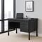 Regency Mesa Steel Single Pedestal Teacher's Office Desk with Center Drawer 48in x 30in, Grey 66348SPCDGY - alternate 3