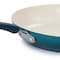 Oster Corbett 12 Inch Nonstick Aluminum Frying Pan in Blue 94247.01 - alternate 4
