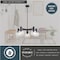 Vaxcel Marshall 5 Light LED Compatible Black Transitional Chandelier Clear Globe Glass H0296 - alternate 3