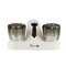 Dura Faucet Used For Lavatory Single Piece 4 Deck Mount With Shower Diverter 2 Smoked Acrylic Knob Handle DF-PL720S-BQ - alternate 4