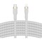 Belkin USB-C TO LTG, BRAID SIL, 3M, WHT CAA011BT3MWH - alternate 4