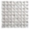 Apollo Tile Wooden Gray 11x11 Asian White, Glass Marble Floor and Wall Mosaic Tile 4.43 sqft/case, 5PK APLSV88IR01A - alternate 7