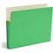 Smead TUFF Pocket Straight Tab Cut Letter Recycled File Pocket, Green SMD73226 - alternate 1