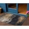 Homeroots 3' X 5' Charcoal Tan And Beige Abstract Washable Indoor Outdoor Area Rug 606092 - alternate 1