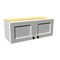 Rigel Cabinetry Kitchen Wall Cabinet, 30 in W x 12 in H, 2-Door, Raw Maple, Solid Wood RTA - 806208 - alternate 1