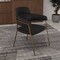 Leisuremod Axis Collection Modern Gold Dining Chair in Black ACG22BL - alternate 5