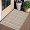 Homeroots 3' X 5' Brown And Beige Southwestern Washable Indoor Outdoor Area Rug 587512 - alternate 1