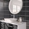 Apollo Tile Arte 1.97 in. x 7.87 in. Glossy Black Ceramic Subway Wall and Floor Tile 5.38 sq. ft./case, 50PK RID88BLKGLA - alternate 6