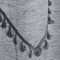 Homeroots Silver Solid Color Single Shower Curtain 484010 - alternate 1