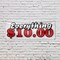 Signmission Everything 10 Dollars, 24 Inch x 72 Inch, Vinyl Banner B-72-30566 - alternate 2