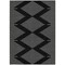 Homeroots 3' X 5' Black And Ivory Geometric Washable Indoor Outdoor Area Rug 598532 - alternate 6