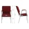 Flash Furniture Burgundy Fabric Stackable Church Chair with Arms XU-DG-60156-BUR-GG - alternate 6