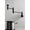 Kingston Brass Wall Mount Pot Filler Faucet with Knurled Handle, Oil Rubbed Bronze KS3105RKZ - alternate 3