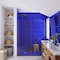 Apollo Tile Siena 5.35 in. x 5.35 in. Glossy Blue Ceramic Star-Shaped Wall and Floor Tile 5.37 sqft/case, 27PK MOR88AZSTRA - alternate 5