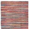 Homeroots 3' X 5' Red and Black Striped Hand Woven Area Rug 557077 - alternate 4