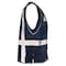Dome75 Hi-Vis Safety Vest 2X/3X Class Non-ANSI/Enhanced Visibility , Zipper 2 Pockets, 1 Mic Tab DV1281 - alternate 3