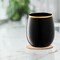 Smarty Had A Party 12 oz. Black with Gold Elegant Stemless Plastic Wine Glasses (64 Glasses), 64PK 3712-BK-G-CASE - alternate 7