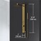 Vigo 39 in. H x 4 in. W 2-Jet Shower Panel System with Head & Hand Shower Wand in Matte Brushed Gold VG08014MG - alternate 5