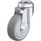 Blickle Kingpin Swivel Caster, TPR, 4", 240 lb. LKRA-TPA 101KF - alternate 1