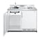 Summit 48in Wide Mobile All-In-One Kitchenette, No Plumbing Needed C48ELGLASSPUMPMB - alternate 3